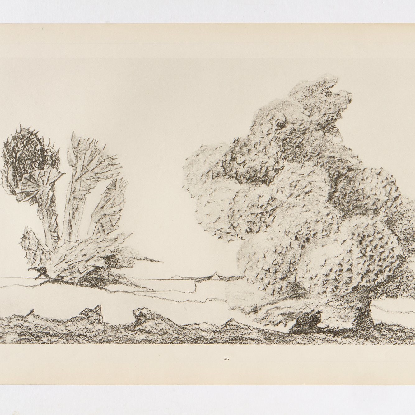 Dessin en noir et blanc.