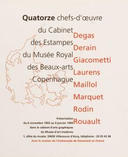 Exposition Quatorze chefs-d'oeuvre