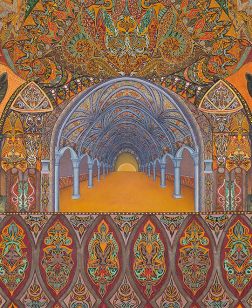 Victor Simon, La toile judéo-chrétienne, (détail) 1937. Huile sur toile ; 196 x300,2 x 3cm.  Collection du LaM. Achat en 2019 avec le soutien du Fonds Régional d’Acquisition des Musées (État et Région Hauts-de- France) © Droits réservés. Photo : N. Dewitte/LaM