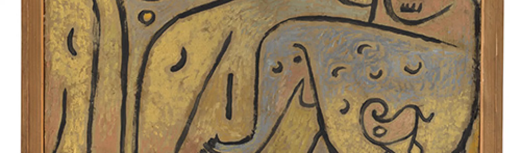 Paul Klee, toile dans son cadre.