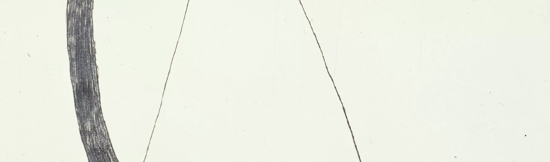 Miro, dessin noir sur fond blanc.