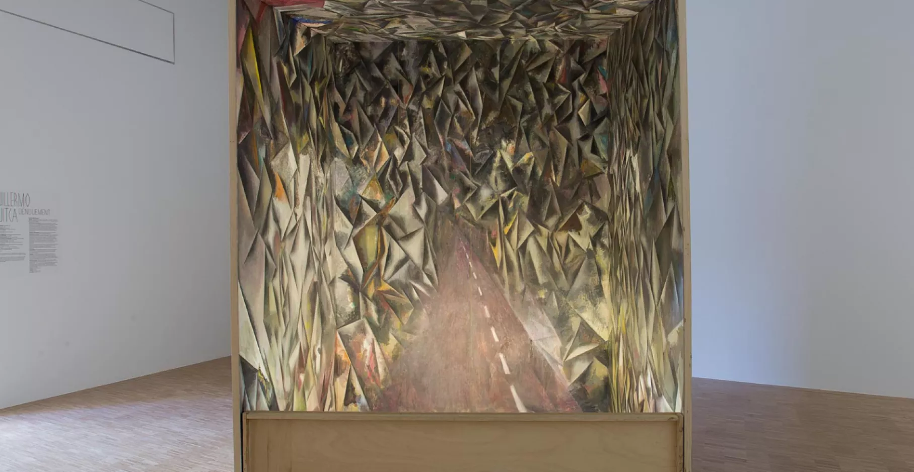 Kuitca, œuvre dans une salle d'exposition.