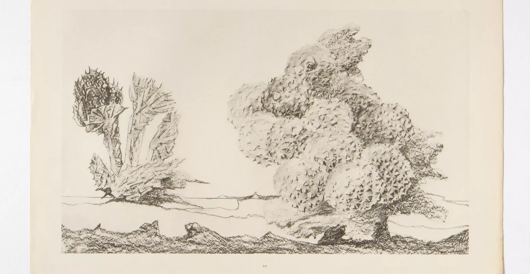 Dessin en noir et blanc.